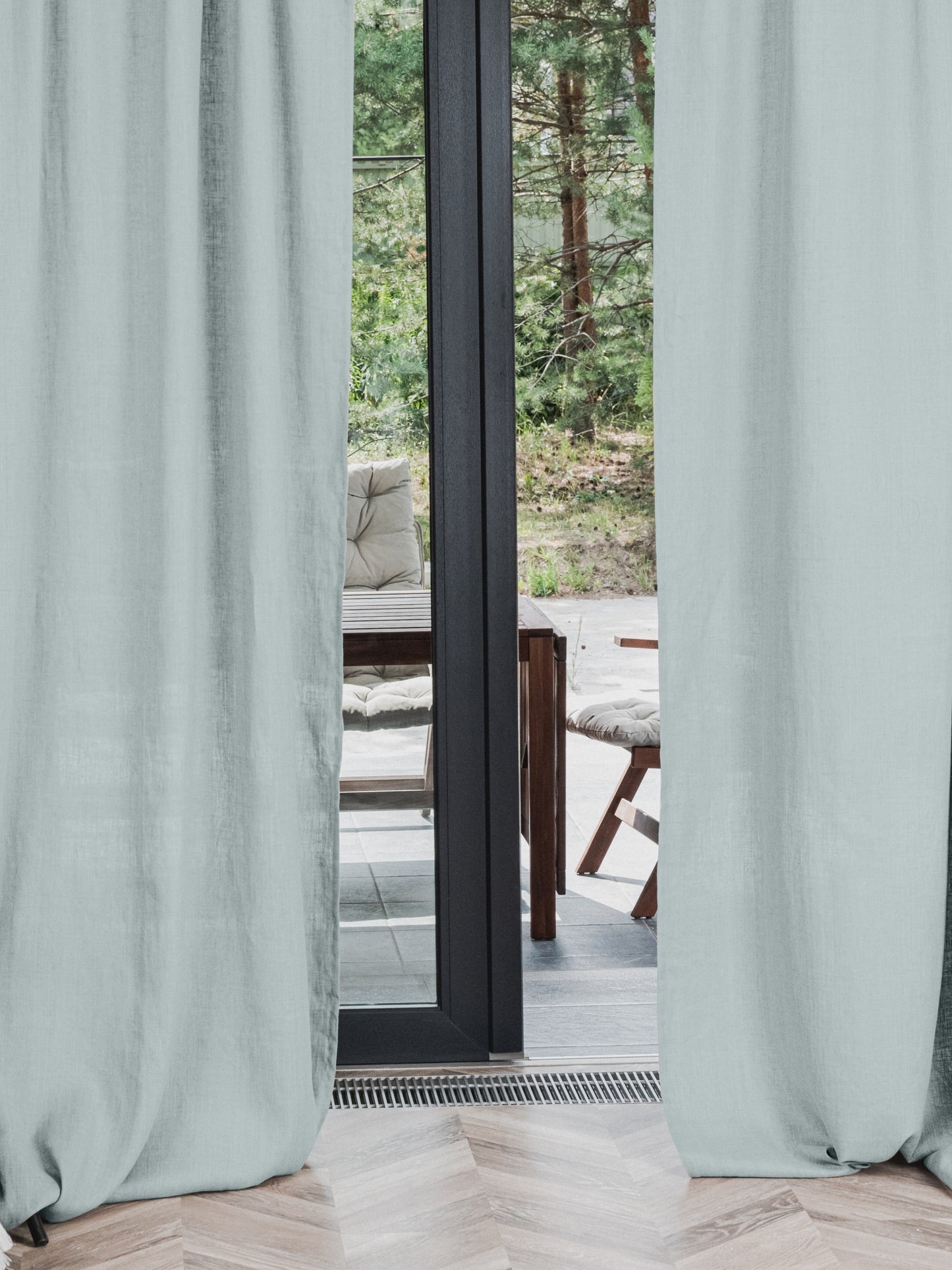 Pure Washed Linen Curtain