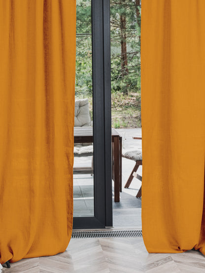 Pure Washed Linen Curtain