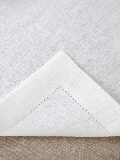 Linen Hemstitch Napkin 50 x 50 cm