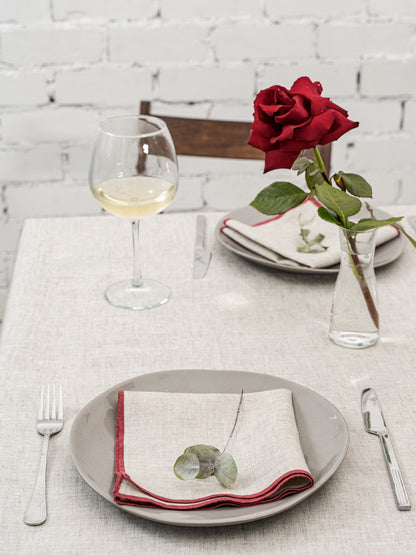 Set of 4 Linen Napkins